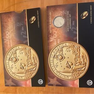 2019 Native American $1 Coin & Currency Set
